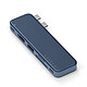 Satechi USB-C Snap Hub 6-en-1 (Indigo) pas cher