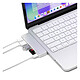 Satechi USB-C Snap Hub 6-en-1 (Argent) pas cher