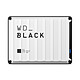WD_Black P10 Game Drive 5 TB - White External 2.5" hard drive on USB 3.0 port optimized for PS4/PS5 game consoles