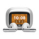 JBL Live Flex 4 Argent Ecouteurs sans fil - Réduction de bruit adaptative 2.0 - IP54 - Bluetooth 6.0 - Commandes/Micro - Autonomie 10 + 40h - Boîtier charge/transport avec écran tactile