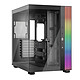 be quiet! Light Base 600 DX (Noir) Boîtier moyen tour avec façade et fenêtre en verre trempé et bande LED ARGB
