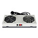 Ekivalan Kit de 2 ventiladores para armarios (CEACCFANONFBL) Kit de 2 ventiladores con interruptor on/off para armario Ekivalan