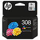 HP 308 (7FP20UE) - 3 Couleurs - Cartouche d'encre Cyan, Magenta, Jaune (120 pages à 5%)