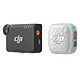 DJI Mic Mini 2S (1 TX + 1 Mobile RX) Microphone compact - portée 400 m - 40 heures d'autonomie - annulation active du bruit