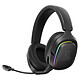 The G-Lab KORP Rubidium (Noir) Casque-micro pour gamer - Bluetooth/RF 2.4 GHz/Jack 3.5 mm - Supra-auriculaire - Stéréo - Microphone rétractable - Compatible PC / PlayStation / Xbox