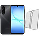 Samsung Galaxy A17 5G Black (4 GB / 128 GB) + Zagg Crystal Defence Case 5G-LTE Dual SIM IP54 smartphone - Exynos 1330 8-Core 2.4 GHz - 4 GB RAM - 90 Hz Super AMOLED touchscreen 6.7" 1080 x 2340 - 128 GB - NFC/Bluetooth 5.3 - 5000 mAh - Android 15 + protective case