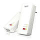 FRITZ! Powerline 1240 AX WLAN Set Edition International Kit PLC con adaptador de 1200 Mbps + adaptador PLC Wi-Fi 6 de 600 Mbps y 2 puertos