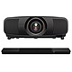 Epson EH-QB1000W (Noir) + Klipsch Flexus Core 300 Sound Bar (Noir) Vidéoprojecteur laser 3LCD 4K UHD - 3300 Lumens - HDR10+ - Lens Shift H+V - HDMI 2.1 - 4K/120fps 20 ms - Ethernet + Barre de son 5.1.2
