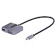 StarTech.com 122-USBC-HDMI-4K-VGA Adaptateur USB-C vers HDMI, VGA avec sortie audio 3,5 - 4K 60 Hz - 100W PD 3.0