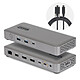 StarTech.com 208UE-USB4-DOCK Station d'accueil USB4 avec 6 ports USB-C/RJ45/USB/DisplayPort