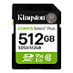 Kingston Canvas Select Plus SDS3/512GB Carte mémoire SDXC UHS-I U1 Classe 10 Classe V10 512 Go