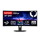 Lenovo 34" LED - Legion 34W-2c Ecran PC UltraWide WQHD - 3440 x 1440 pixels - 0.5 ms (MPRT) - 21/9 - Dalle VA incurvée - DisplayHDR 400 - 240 Hz - FreeSync Premium - DisplayPort/HDMI - Réglage en hauteur - Noir