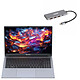 Blackview AceBook 6 R3 3300U 16/512 + INOVU Hub USB INHUB3A1C AMD Ryzen 3 3300U 16 Go SSD 512 Go 15.6" LED Full HD Wi-Fi AC/BT 5.0 Webcam Windows 11 Professionnel