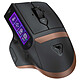 Turtle Beach Command Series MC7 (Noir) Souris sans-fil pour gamer tri-mode (RF/Bluetooth/USB) - droitier - capteur optique Owl Eye 30000 dpi - écran tactile Command Display - 11 boutons et touches programmables - Station de charge (chargeur non inclus)
