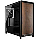 Corsair Frame 5000D Wood RS (Noir/Bois) Boîtier Grand Tour avec panneau en verre trempé et façade bois