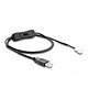 DeLock Câble USB 2.0 Type-A mâle vers connecteur 3 broches mâle avec interrupteur - 1 m Câble USB 2.0 Type-A mâle vers connecteur 3 broches mâle avec interrupteur - 1 m