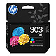 HP 303XL (T6N03AE-LS1) - Cyan, Magenta et Jaune - Cartouche 3 couleurs (415 pages à 5%)