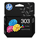 HP 303 (T6N01AE-LS1) - Cyan, Mangenta et Jaune - Pack de 3 cartouches d'encre Cyan, Mangenta, Jaune (165 pages à 5%)