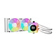 be quiet! Light Loop IO LCD 240 mm White Kit de Watercooling tout-en-un pour processeur avec waterblock et ventilateurs ARGB + écran LCD