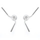 DJI Romo 2 Brosses latérales Paire de brosses latérales pour aspirateur DJI ROMO 2
