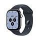 Apple Watch Series 12 GPS + Cellular 46 mm Céramique Bleu nuit Bracelet Sport Bleu marine S/M Montre connectée 5G LTE - Céramique - Étanche IP6X - GPS - Fréquence cardiaque/ECG/Oxygène sanguin/Température - Écran OLED Retina Always On - Wi-Fi 4 / Bluetooth 5.3 - watchOS 27 - Bracelet sport S/M
