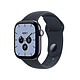Apple Watch Series 12 GPS + Cellular 42 mm Céramique Bleu nuit Bracelet Sport Bleu marine M/L Montre connectée 5G LTE - Céramique - Étanche IP6X - GPS - Fréquence cardiaque/ECG/Oxygène sanguin/Température - Écran OLED Retina Always On - Wi-Fi 4 / Bluetooth 5.3 - watchOS 27 - Bracelet sport M/L