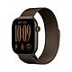 Apple Watch Series 12 GPS 46 mm Aluminium Bronze sombre Bracelet Milanais Bronze sombre S/M Montre connectée - Aluminium - Étanche IP6X - GPS - Fréquence cardiaque/ECG/Oxygène sanguin/Température - Écran OLED Retina Always On - Wi-Fi 4 / Bluetooth 5.3 - watchOS 27 - Bracelet milanais S/M