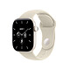 Apple Watch Series 12 GPS + Cellular 42 mm Céramique Blanc nacré Bracelet Sport Sable S/M Montre connectée 5G LTE - Céramique - Étanche IP6X - GPS - Fréquence cardiaque/ECG/Oxygène sanguin/Température - Écran OLED Retina Always On - Wi-Fi 4 / Bluetooth 5.3 - watchOS 27 - Bracelet sport S/M