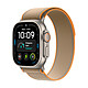 Apple Watch Ultra 4 GPS + Cellular 49 mm Titane naturel Boucle Trail Sable S/M Montre connectée 5G-LTE - Titane - Étanche IP6X - GPS - Fréquence cardiaque/ECG/Oxygène sanguin/Température - Écran OLED Retina Always On - Wi-Fi 4 / Bluetooth 5.3 - watchOS 27 - Boucle Trail Sable S/M