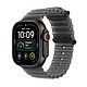 Apple Watch Ultra 4 GPS + Cellular 49 mm Titane noir Bracelet Océan Noir translucide Montre connectée 5G-LTE - Titane - Étanche IP6X - GPS - Fréquence cardiaque/ECG/Oxygène sanguin/Température - Écran OLED Retina Always On - Wi-Fi 4 / Bluetooth 5.3 - watchOS 27 - Bracelet Océan