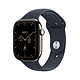 Apple Watch Series 12 GPS + Cellular 46 mm Titane Naturel Bracelet Sport bleu marine M/L Montre connectée 5G LTE - Titane - Étanche IP6X - GPS - Fréquence cardiaque/ECG/Oxygène sanguin/Température - Écran OLED Retina Always On - Wi-Fi 4 / Bluetooth 5.3 - watchOS 27 - Bracelet sport M/L