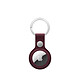 Apple Porte-clés en tissage fin pour AirTag - Bordeaux Porte-clés pour AirTag