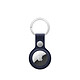 Apple Porte-clés en tissage fin pour AirTag - Bleu marine Porte-clés pour AirTag