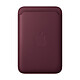 Apple FineWoven Wallet with MagSafe Bordeaux pour Apple iPhone Porte-cartes en tissage avec MagSafe pour iPhone