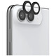 InvisibleShield Glass Elite Camera Lens Rings Black iPhone Duo Protection antireflet en verre trempé pour caméra Apple iPhone Duo