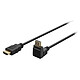 Goobay Câble HDMI Haute Vitesse 90° (2m) Câble HDMI mâle vers HDMI mâle coudé 90° compatible 4K@60Hz (2 mètres)