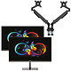 INOVU 27" LED - 2x MB27 V3 + Support de bureau INOVU LT2 Noir Deux écrans PC Full HD 1080p - 1920 x 1080 pixels - 8 ms - Format 16/9 - Dalle IPS - 144 Hz - Adaptive-Sync - HDMI/DisplayPort- Noir