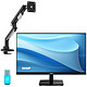INOVU 27" LED - MBR27 + Support de bureau INOVU LT10 Noir + Kit de nettoyage INOVU KN200 PRO Ecran PC 2.5K - 2560 x 1440 pixels - 7 ms - Format 16/9 - Dalle IPS - 144 Hz - HDR - Adaptive-Sync - HDMI/DisplayPort - Noir