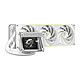 TRYX HOLO 360 - Blanc Kit de Watercooling tout-en-un 360 mm ARGB avec écran holographique 3.5" pour processeur Intel/AMD
