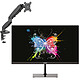 INOVU 23.8" LED - MB24 V3 + INOVU SBA1 Noir Ecran PC Full HD 1080p - 1920 x 1080 pixels - 4.8 ms - Format 16/9 - Dalle IPS - 144 Hz - Adaptive-Sync - HDMI/DisplayPort - Noir + Support Moniteur jusqu'à 27"