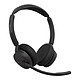 Jabra Evolve3 45 Link390A MS Stéréo Micro-casque sans fil stéréo professionnel - Bluetooth 5.3 - réduction de bruit active - USB-C - certifié Microsoft Teams