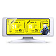 Jonsbo DS339 Blanc Ecran déporté pour configuration PC IPS 3.39" - 462 x 1920 pixels