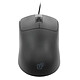 INOVU FM 1200 (Noir) Souris PC filaire - ambidextre - capteur optique 1200 dpi - 3 boutons - molette bidirectionnelle - poids 88.6 grammes - cordon 1.5 mètres