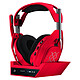 Logitech G Astro A50 Lightspeed (Rouge) Casque gaming sans fil - circum-aural fermé - technologie Lightspeed/Bluetooth - microphone professionnel - 24 heures d'autonomie - socle de chargement - compatible PC/PlayStation 5/Xbox Series