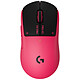 Logitech G Pro X3 Superstrike (Rose) Souris sans fil pour gamer - droitier - capteur optique 48000 dpi - 5 boutons programmables - technologie Lightspeed - retour haptique