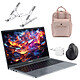 Blackview AceBook 6 R3 3300U 16/512 + Souris sans fil pour gaucher + Support pliable INOVU INSUTR16 + INOVU Blush Backpack (Rose) + INOVU Chargeur Secteur USB-C 70W GaN PC portable Blackview AceBook 6 R3 3300U 16/512 Windows 11 Professionnel + Souris sans-fil ergonomique pour gaucher + Sac à dos + Support pliable + Chargeur USB-C + Câble USB4
