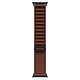 Apple Boucle Alpine Bordeaux Finition Titane Noir 49 mm - M Boucle pour Apple Watch 44/45/46/49 mm