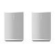 SONOS Pack de 2 Era 100 SL Blanc Pack de 2 enceintes sans fil Wi-Fi 6 / Bluetooth 5.3 - AirPlay 2 - Calibration Trueplay