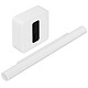 SONOS Arc Ultra Blanc + Sub 4 Blanc Barre de son 9.1.4 Dolby Atmos - Wi-Fi/Ethernet - AirPlay 2 - HDMI eARC - Google Assistant/Alexa + Caisson de basses sans fil - Wi-Fi/Ethernet