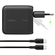 Avis Belkin BoostCharge Chargeur secteur GaN USB-C 100W (Noir) + Câble USB-C